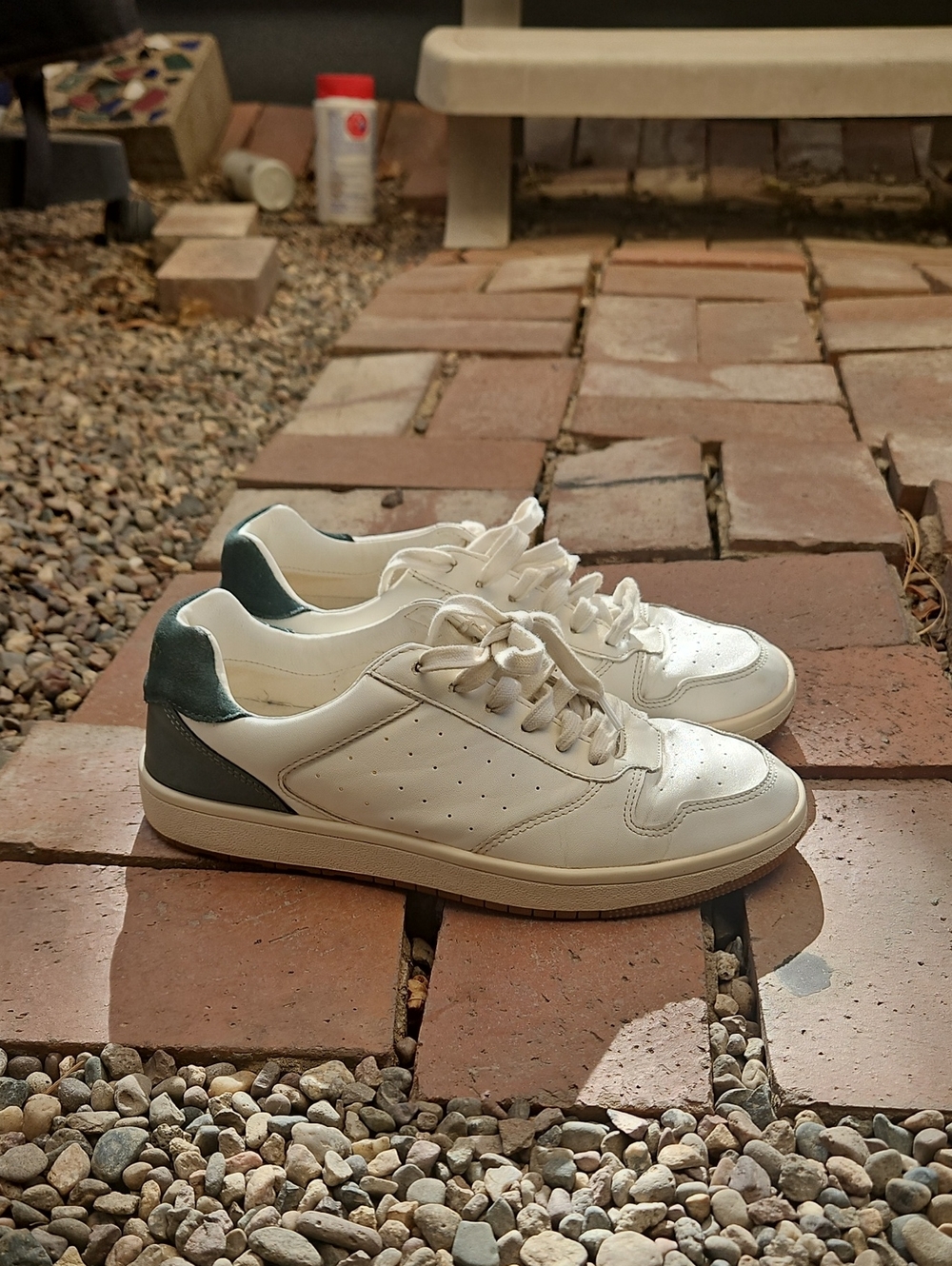 J.Crew Men’s Green Suede Low-Top Sneakers